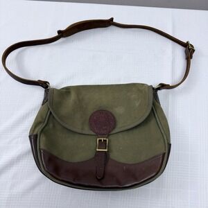 Duluth Pack Canvas Leather Crossbody Field Bag Made in USA